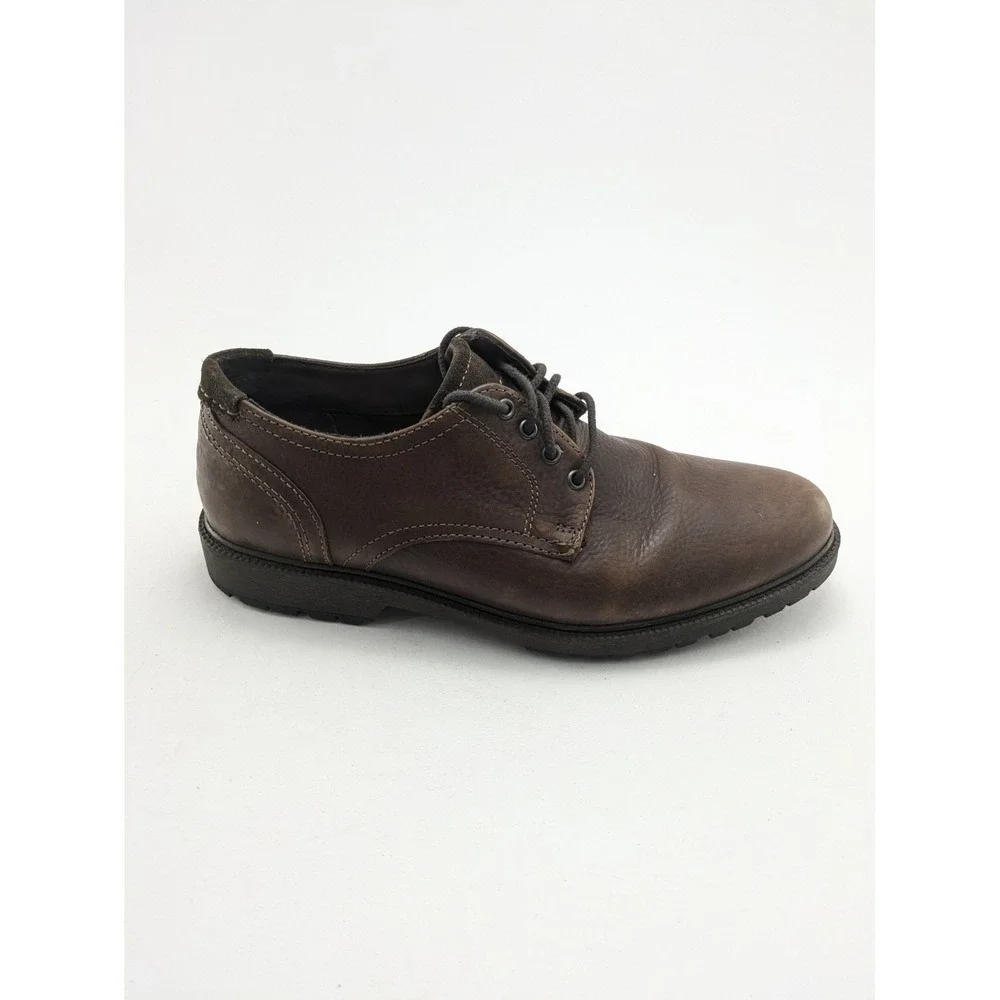 Mens J. Murphy Novick Cap Toe Oxford Brown Leather Dress Shoes 59-37709 Size 9.5